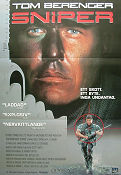 Sniper 1993 poster Tom Berenger Billy Zane JT Walsh Luis Llosa Vapen