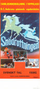 Snödrottningen 1957 poster Vladimir Gribkov Lev Atamanov Animerat Ryssland