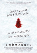 Snömannen 2017 poster Michael Fassbender Rebecca Ferguson Charlotte Gainsbourg Tomas Alfredson Text: Jo Nesbö