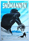 Snömannen 1958 poster Forrest Tucker Peter Cushing Berg