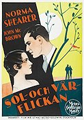 Sol och vårflickan 1928 poster Norma Shearer John McBrown