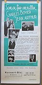 Som en tjuv om natten 1937 poster Charles Boyer Jean Arthur