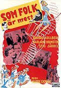 Som folk är mest 1944 poster Barbro Kollberg Karl-Arne Holmsten