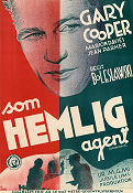 Som hemlig agent 1934 poster Marion Davies Gary Cooper Richard Boleslawski