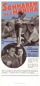 Sommaren med Monika 1953 poster Harriet Andersson Ingmar Bergman