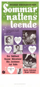 Sommarnattens leende 1956 poster Gunnar Björnstrand Ulla Jacobsson Harriet Andersson Eva Dahlbeck Ingmar Bergman