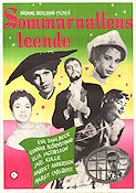 Sommarnattens leende 1956 poster Gunnar Björnstrand Ulla Jacobsson Harriet Andersson Eva Dahlbeck Ingmar Bergman