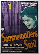 Sommernattens smil 1956 poster Gunnar Björnstrand Ulla Jacobsson Harriet Andersson Eva Dahlbeck Ingmar Bergman