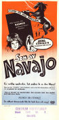 Son av Navajo 1952 poster Francis Kee Teller John Mitchell Kee Teller Norman Foster Dokumentärer