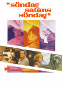 Söndag satans söndag 1972 poster Glenda Jackson Peter Finch Murray Head John Schlesinger