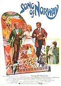Song of Norway 1970 poster Christina Schollin Florence Henderson Toralv Maurstad Andrew L Stone Musik: Edvard Grieg Norge Musikaler