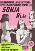 Sonja 16 år 1969 poster Gertie Jung Björn Puggaard-Müller Jeanne Darville Hans Abramson Danmark Musik: Made in Sweden