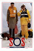SOS En segelsällskapsresa 1988 poster Lasse Åberg Jon Skolmen Skepp och båtar Telefoner Resor
