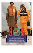 SOS En segelsällskapsresa 1988 poster Lasse Åberg Jon Skolmen Skepp och båtar Resor