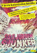S.O.S jorden sjunker 1973 poster Lorne Greene Keiju Kobayashi Rhonda Hopkins Shiro Moritani Filmen från: Japan Asien