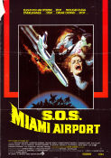 SOS Miami Airport 1978 poster William Shatner Adrienne Barbeau Brooke Bundy Barry Shear Flyg Från TV