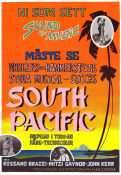 South Pacific 1958 poster Rossano Brazzi Mitzi Gaynor John Kerr Joshua Logan Musik: Rodgers and Hammerstein Musikaler Strand