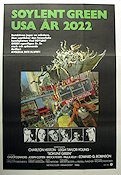 Soylent Green 1973 poster Charlton Heston Edward G Robinson Leigh Taylor-Young Richard Fleischer
