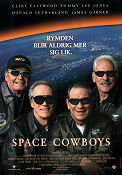 Space Cowboys 2000 poster Tommy Lee Jones James Garner Donald Sutherland Clint Eastwood Glasögon