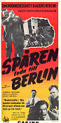 Spåren leda till Berlin 1952 poster Gordon Howard Frantisek Cap