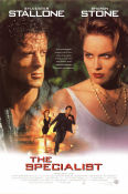 The Specialist 1994 poster Sylvester Stallone Sharon Stone James Woods Luis Llosa
