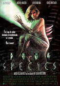 Species 1995 poster Natasha Henstridge Michael Madsen Ben Kingsley Forest Whitaker Roger Donaldson