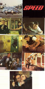 Speed 1994 lobbykort Keanu Reeves Sandra Bullock Dennis Hopper Jan de Bont