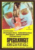 Spegelkriget 1970 poster Pia Degermark Christopher Jones Ralph Richardson Frank Pierson Text: John Le Carré Glasögon