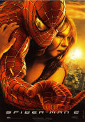 Spider-Man 2 2004 poster Tobey Maguire Kirsten Dunst Alfred Molina Sam Raimi Hitta mer: Marvel Från serier