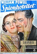 Spionhotellet 1935 poster William Powell Rosalind Russell