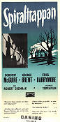 Spiraltrappan 1946 poster Dorothy McGuire George Brent Robert Siodmak