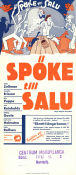 Spöke till salu 1939 poster Nils Poppe Annalisa Ericson Carl Reinholdz Hilding Gavle Tollie Zellman Ragnar Arvedson