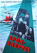 Spökskeppet 1951 poster Dana Andrews Claude Rains