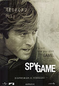 Spy Game 2001 poster Robert Redford Brad Pitt Catherine McCormack Tony Scott