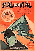 Stål mot stål 1929 poster Lon Chaney Phyllis Haver William Nigh Tåg