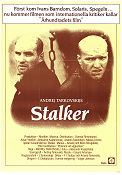 Stalker 1979 poster Alisa Freyndlikh Aleksandr Kaydanovskiy Anatoliy Solonitsyn Andrei Tarkovsky Ryssland