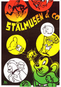 Stålmusen och Co 1955 poster Mighty Mouse Filmbolag: Terrytoons Animerat Från TV