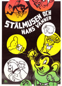 Stålmusen och hans vänner 1955 poster Mighty Mouse Filmbolag: Terrytoons Animerat Från TV