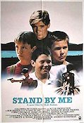 Stand By Me 1986 poster River Phoenix Rob Reiner Text: Stephen King