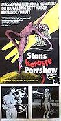 Stans hetaste porrshow 1974 poster Anne Bie Warburg Phyllis Eberhardt Kronhausen Danmark