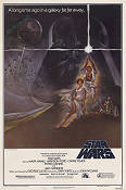 Star Wars 1977 poster Mark Hamill Harrison Ford Carrie Fisher Alec Guinness George Lucas Hitta mer: Star Wars