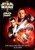 Star Wars I 2001 poster Liam Neeson Ewan McGregor George Lucas Hitta mer: Star Wars