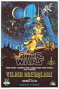 Star Wars Turkey 1977 poster Mark Hamill Harrison Ford Carrie Fisher Alec Guinness Peter Cushing George Lucas Affischen från: Türkiye Hitta mer: Star Wars