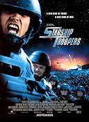 Starship Troopers 1997 poster Dina Meyer Paul Verhoeven Rymdskepp