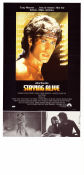 Staying Alive 1983 poster John Travolta Cynthia Rhodes Sylvester Stallone Disco Dans