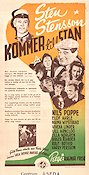 Sten Stensson kommer till stan 1945 poster Nils Poppe Elof Ahrle Naima Wifstrand Viveka Linder Ragnar Frisk Hitta mer: Jitterbug Dans