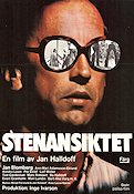 Stenansiktet 1973 poster Jan Blomberg Per Eklöv Leif Möller Ted Gärdestad Jan Halldoff Glasögon