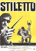 Stiletto 1969 poster Alex Cord Britt Ekland Harold Robbins Bernard L Kowalski Vapen