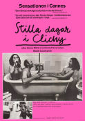 Stilla dagar i Clichy 1970 poster Paul Valjean