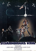 Stjärnornas krig 1977 poster Mark Hamill Harrison Ford Carrie Fisher Alec Guinness Peter Cushing George Lucas Rymdskepp Hitta mer: Star Wars